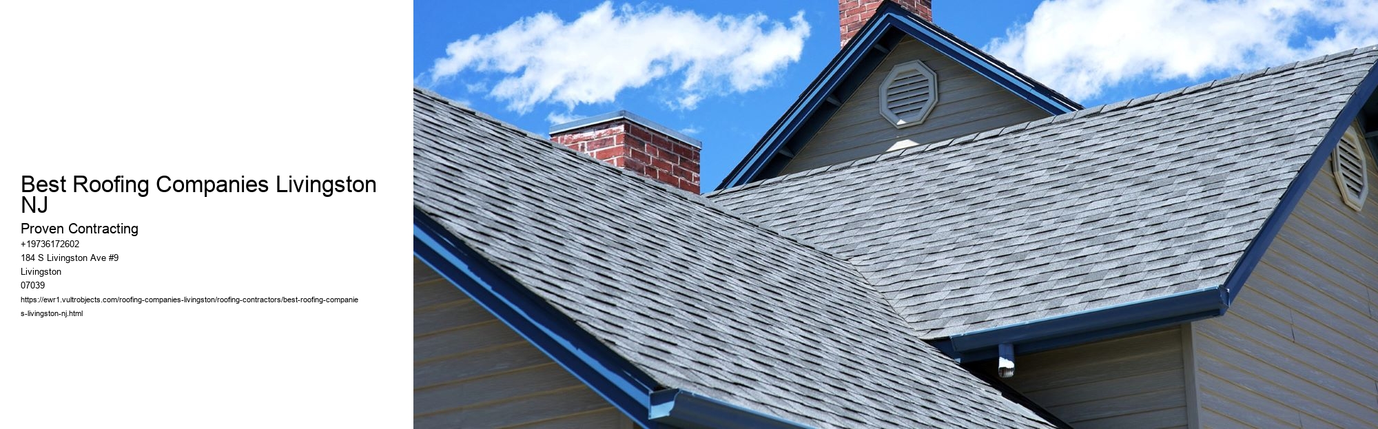Best Roofing Companies Livingston NJ