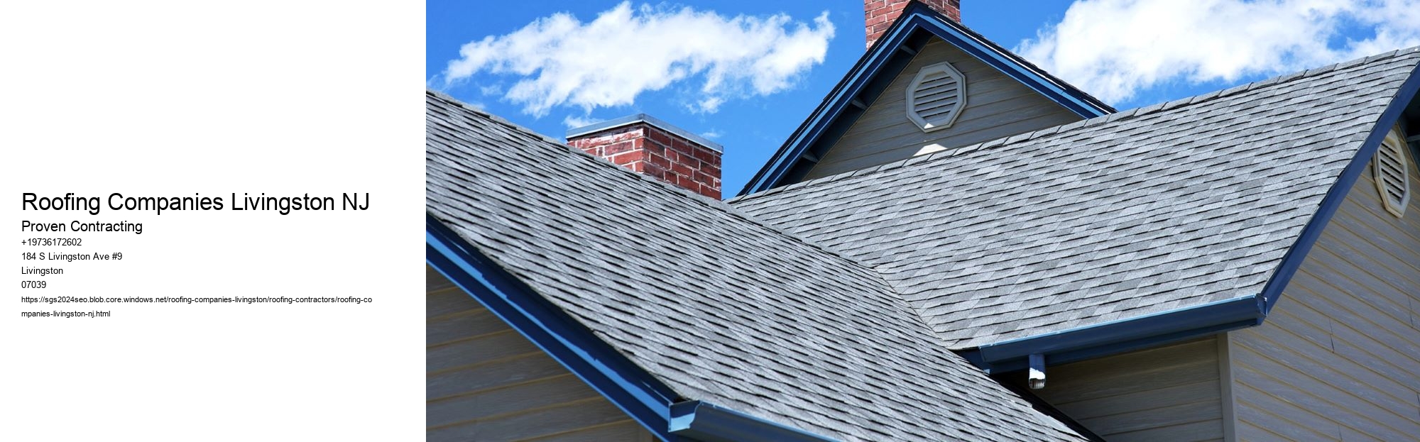 Roofing Companies Livingston NJ